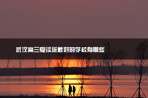 武汉高三复读班最好的学校有哪些