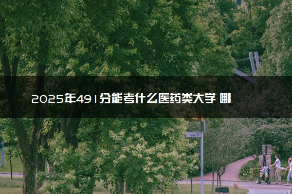 2025年491分能考什么医药类大学 哪些大学值得报