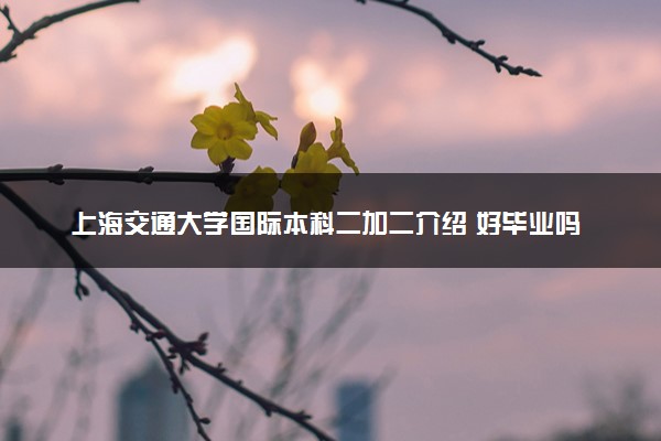 上海交通大学国际本科二加二介绍 好毕业吗