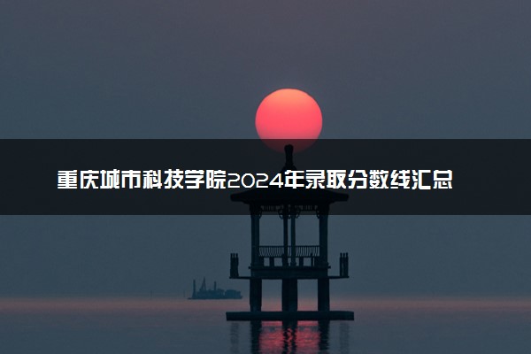 重庆城市科技学院2024年录取分数线汇总 各省最低分与位次排名及2025报考指南