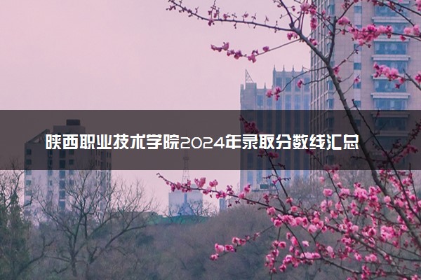 陕西职业技术学院2024年录取分数线汇总 各省最低分与位次排名及2025报考指南