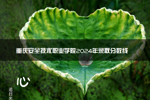 重庆安全技术职业学院2024年录取分数线汇总 各省最低分与位次排名及2025报考指南