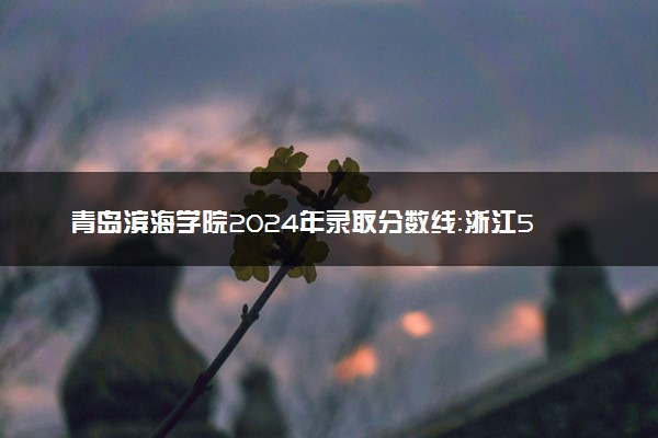 青岛滨海学院2024年录取分数线：浙江550分领跑，山东150分垫底 2025报考建议及事项