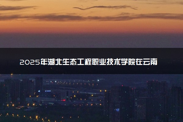 2025年湖北生态工程职业技术学院在云南招生代码：42B9 专业代码及报考指南