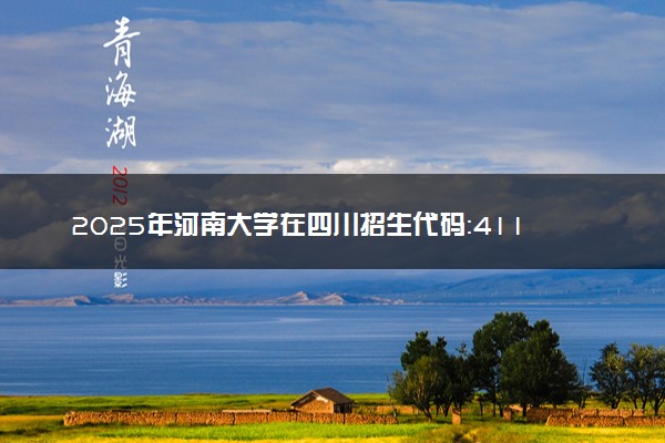 2025年河南大学在四川招生代码：4113 专业代码及报考指南