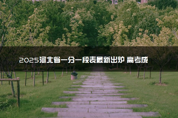 2025河北省一分一段表最新出炉 高考成绩分布表