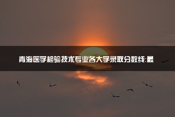 青海医学检验技术专业各大学录取分数线：最低172分能上 开设院校及位次