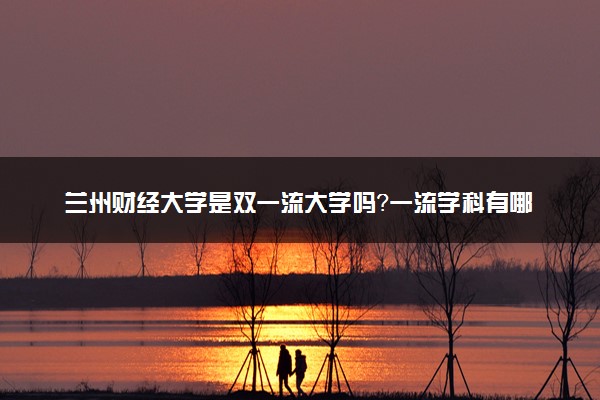 兰州财经大学是双一流大学吗？一流学科有哪些及历年分数线位次