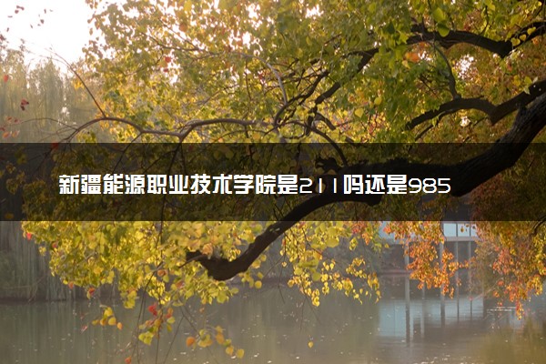 新疆能源职业技术学院是211吗还是985 怎么样值得读吗及学长学姐评价