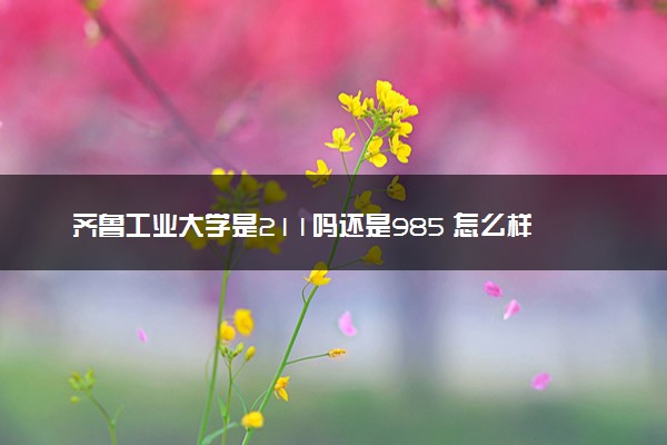 齐鲁工业大学是211吗还是985 怎么样值得读吗及学长学姐评价