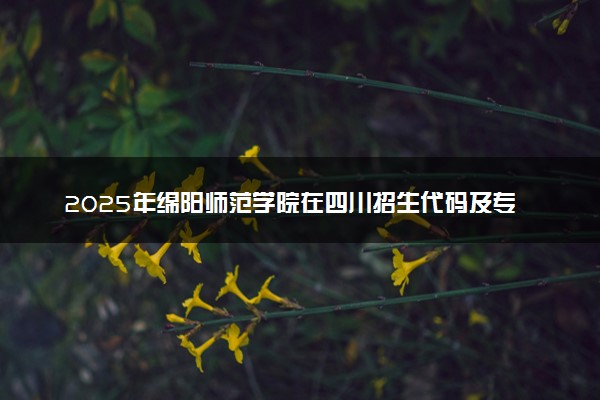 2025年绵阳师范学院在四川招生代码及专业代码 绵阳师范学院四川代码是多少？怎么查询？