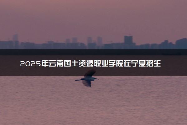 2025年云南国土资源职业学院在宁夏招生代码及专业代码 云南国土资源职业学院宁夏代码是多少？怎么查询？