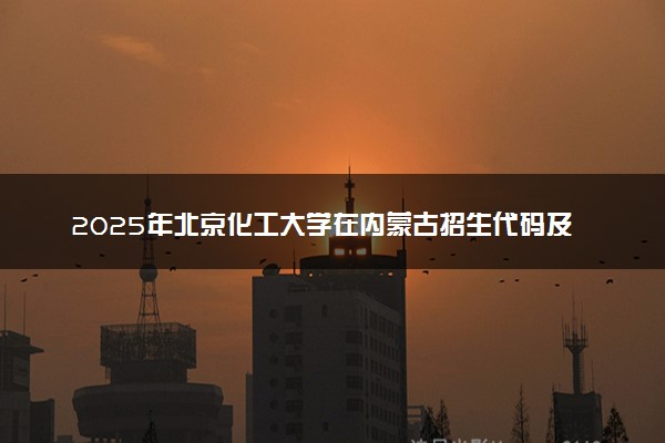 2025年北京化工大学在内蒙古招生代码及专业代码 北京化工大学内蒙古代码是多少？怎么查询？